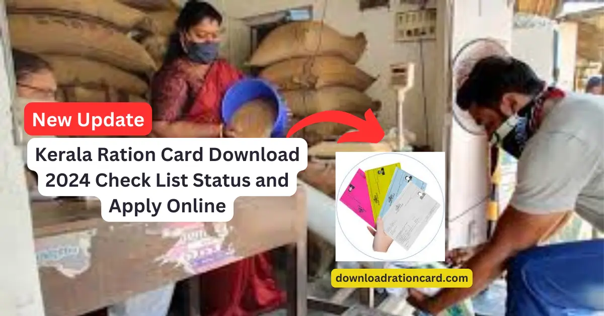 Kerala Ration Card Download 2024 Check List Status and Apply Online